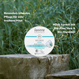 Lavera Basis Sensitiv, cura intensiva per pelli secche con Aloe Vera e olio di mandorle, 150 ml Naty Shop
