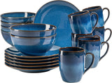 Set colazione MÄSER, ceramica OSSIA, blu reale, blu