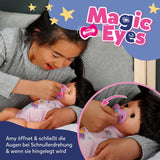 BABY Born Amy - Bambola da 36 cm - Bambolina con 7 funzioni per bambini a partire da 1 anno - Funziona senza batterie - Include accessori e materasso