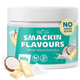He-Ju, Polvere al gusto di cioccolato bianco e cocco, 250 grammi Aromas Naty Shop