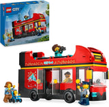 Autobus a due piani LEGO City, autobus giocattolo a due piani, set di veicoli per ragazze e ragazzi a partire da 7 anni, contiene 5 personaggi, incluso un bambino in carrozzina 60407 Set da costruzione Besuche den LEGO-Store Titolo predefinito