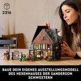 LEGO Ideas Hocus Pocus: il set della casa delle streghe delle sorelle Sanderson, kit da collezione per adulti con casa, 6 minifigure e accessori, set da costruzione femminile e maschile 21341 Besuche den LEGO-Store