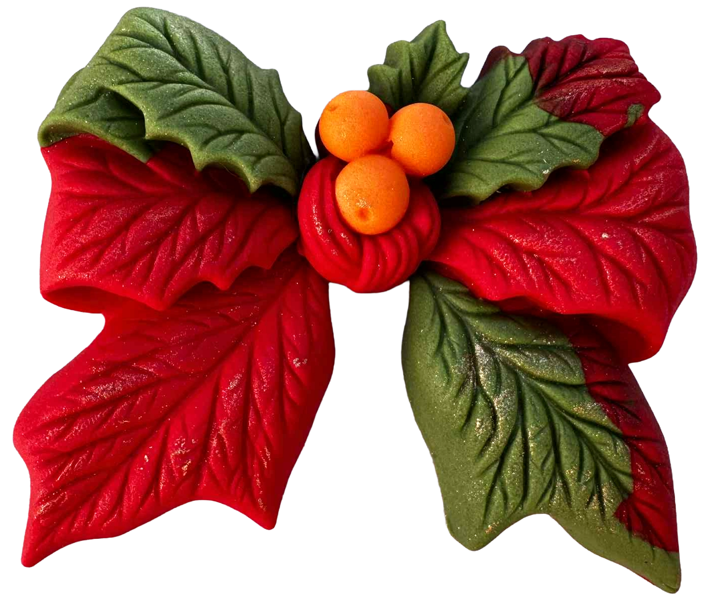 Edible Decoration Christmas Flower - Sweet, Festive, Ideal For Christmas Decoration