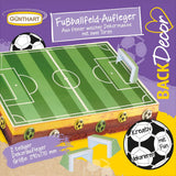 Günthart Backdecor 12 Giocatori e Palloni da Calcio in Zucchero, 21 Grammi Naty Shop Supporto per Campi da Calcio
