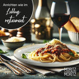 Moritz & Moritz BLOSSOM servizio da tavola in porcellana per 6 persone, 18 pezzi - Stoviglie moderne dal design giocoso - Servizio da caffè di facile manutenzione con piatti e ciotole - Servizio combinato