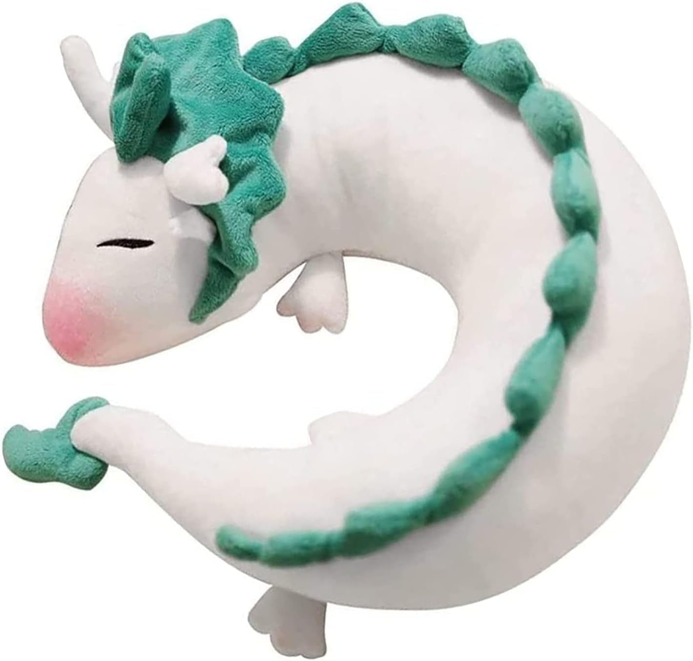 Dolce piccolo drago bianco, cuscino per il collo Chihiro Animazione giapponese Cuscini ortopedici cervicali Titolo predefinito del negozio Naty