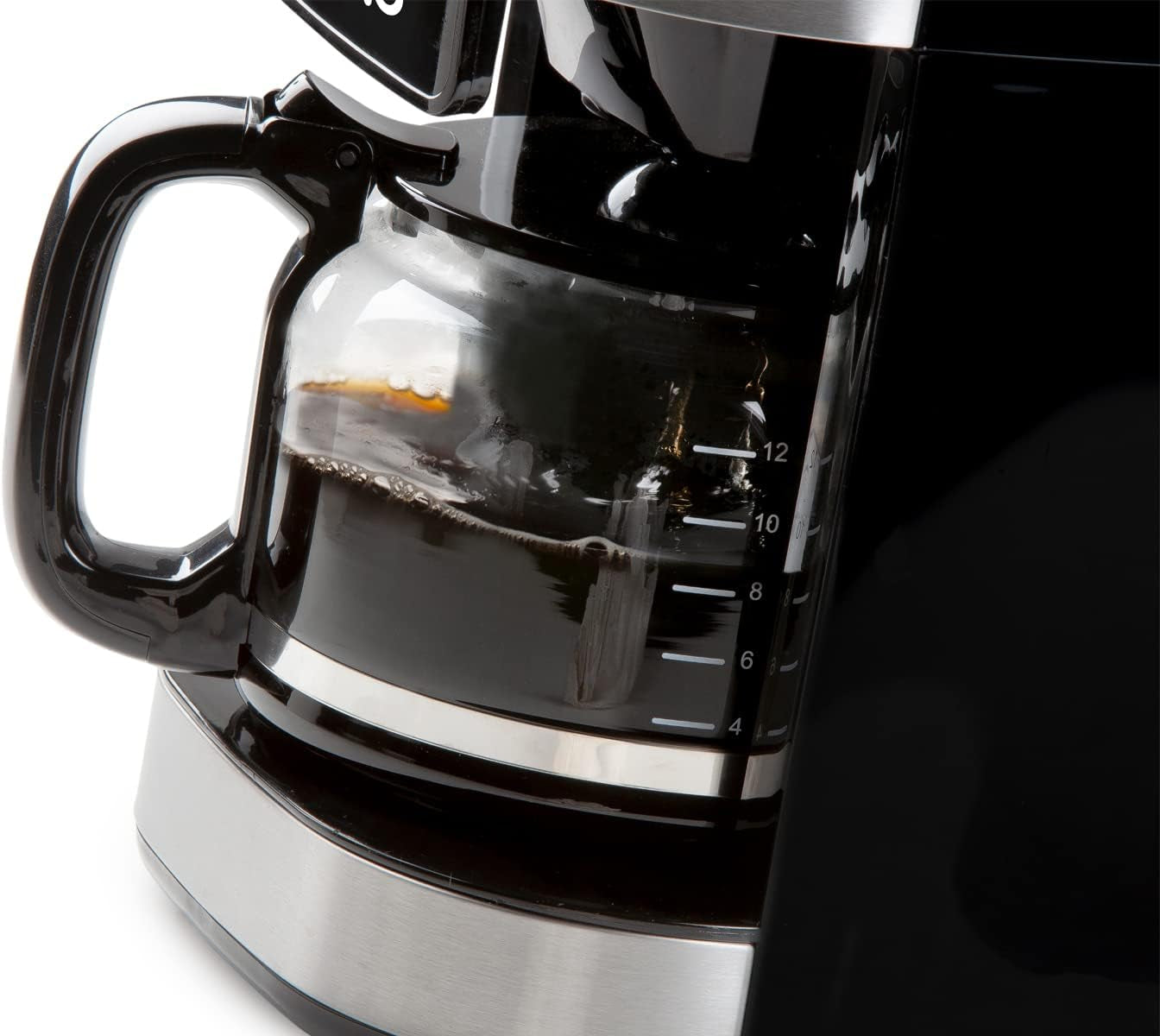 Macchina per caffè espresso DOMO DO721K "Grind and Brew" - Funzione Bean-to-Cup - Display LCD - Per caffè macinato o in grani interi - 1,5 L