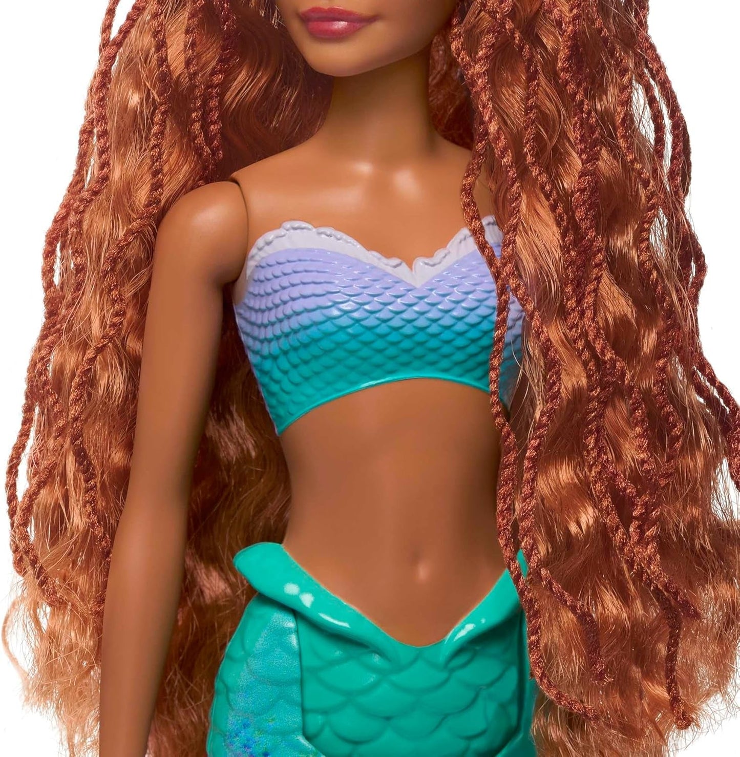 Mattel Disney Ariel - Bambola La Sirenetta, Ispirata al film La Sirenetta, Giocattolo Sirena, Posizionabile, Regali Disney, Giocattolo per bambini dai 3 anni in su, HLX08