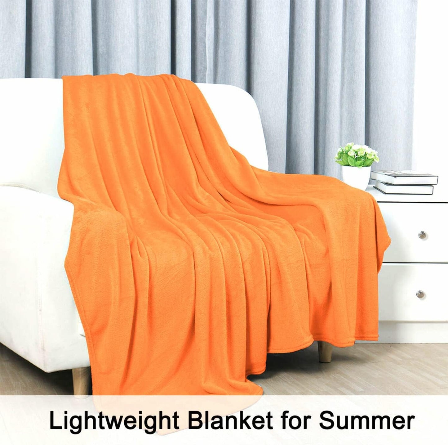 Sourcing Map Accogliente coperta coperta copriletto Morbida e calda coperta in pile come coperta per il divano Coperta per divano Soggiorno e morbida coperta Morbida coperta in peluche di lana Arancione 150X200Cm Letti e coperte Besuche den uxcell-Store