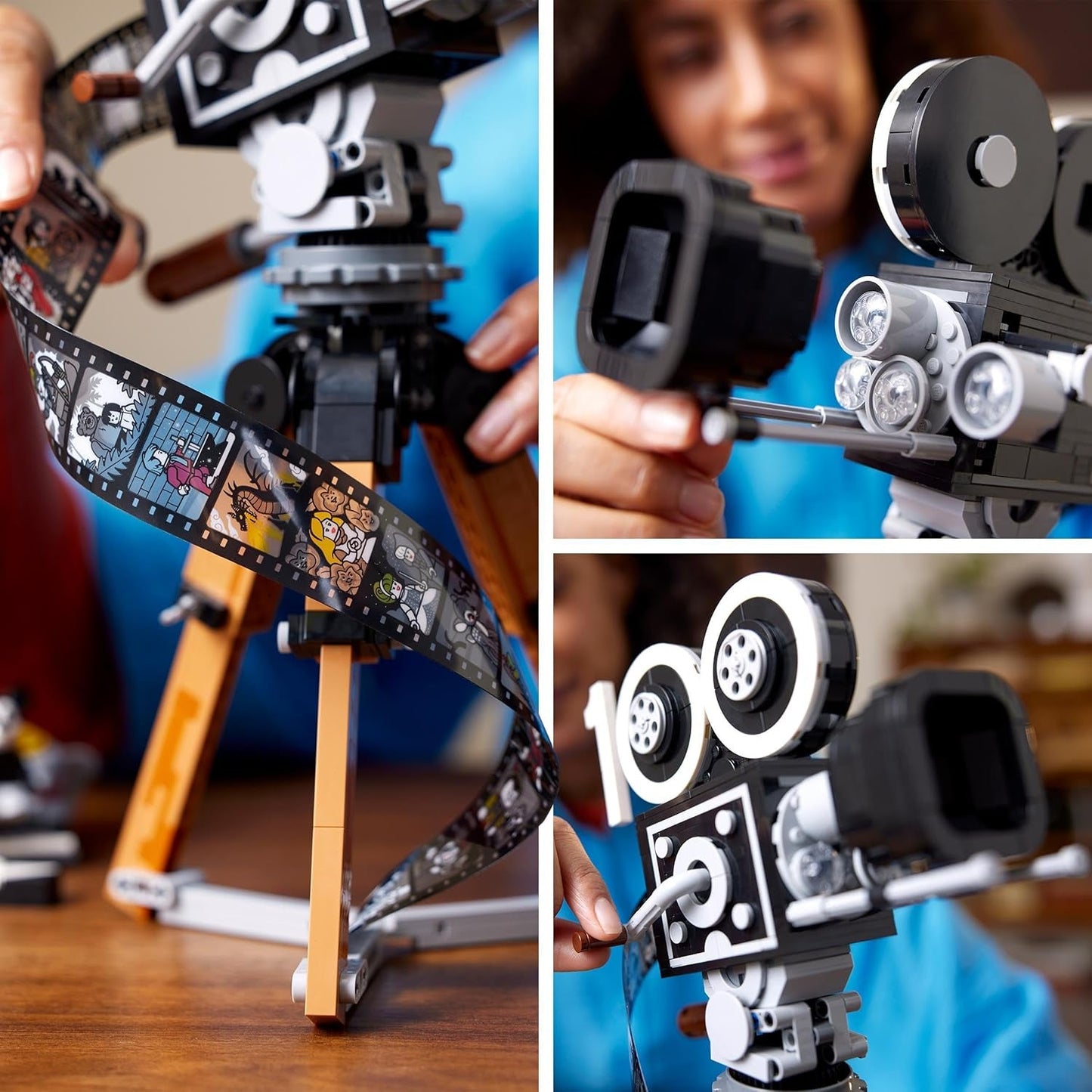 LEGO | Disney Camera - Omaggio a Walt Disney, Set per adulti con minifigure di Topolino e Minnie, personaggi di Bambi e Dumbo, Regalo per donne, uomini e fan, Esposizione 43230 Set da costruzione Besuche den LEGO-Store