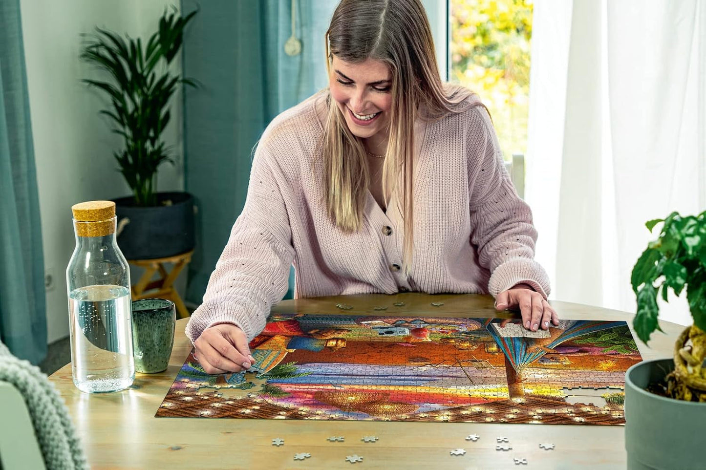 Ravensburger Puzzle 16795 - Tramonto sulla spiaggia - Puzzle da 500 pezzi per adulti e bambini dai 10 anni in su con pezzi del puzzle più grandi [Esclusivamente su Amazon] Puzzle Naty Shop