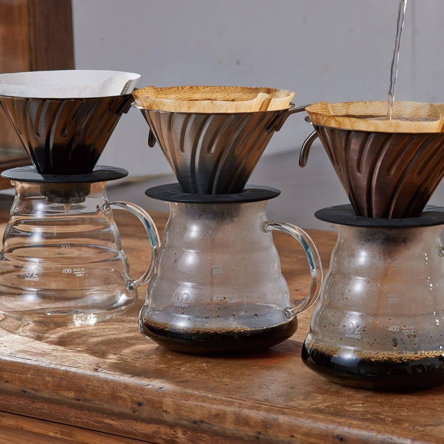 Gocciolatore caffè in metallo V60