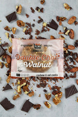 Cioccolato Double Nut - Biscotti vegani, senza glutine, senza soia, anacardi e avena biologici - Confezione multipla da 12 x 50 g (confezione da 2)