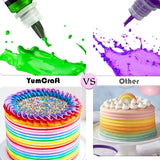 Colorante alimentare - Colorante alimentare liquido altamente concentrato per torte, prodotti da forno, uova di Pasqua, bevande - Colorante alimentare senza zucchero per fondente, glassa, slime, decorazione di torte (Red Velvet, 236 ml)