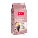 Melitta BellaCrema Crema Dolce chicchi di caffè 1 kg, non macinato, chicchi di caffè per macchine da caffè completamente automatiche, leggermente tostato, tostato in Germania, intensità 2