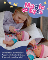 BABY Born Emma - bambola baby 43 cm - 10 funzioni inclusi accessori e materasso - Funziona completamente senza batterie - Adatto a bambini dai 3 anni in su