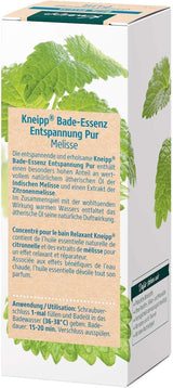 Kneipp Bade, olio da bagno con olio essenziale naturale di melissa indiana ed estratto di melissa, 100 ml Naty Shop