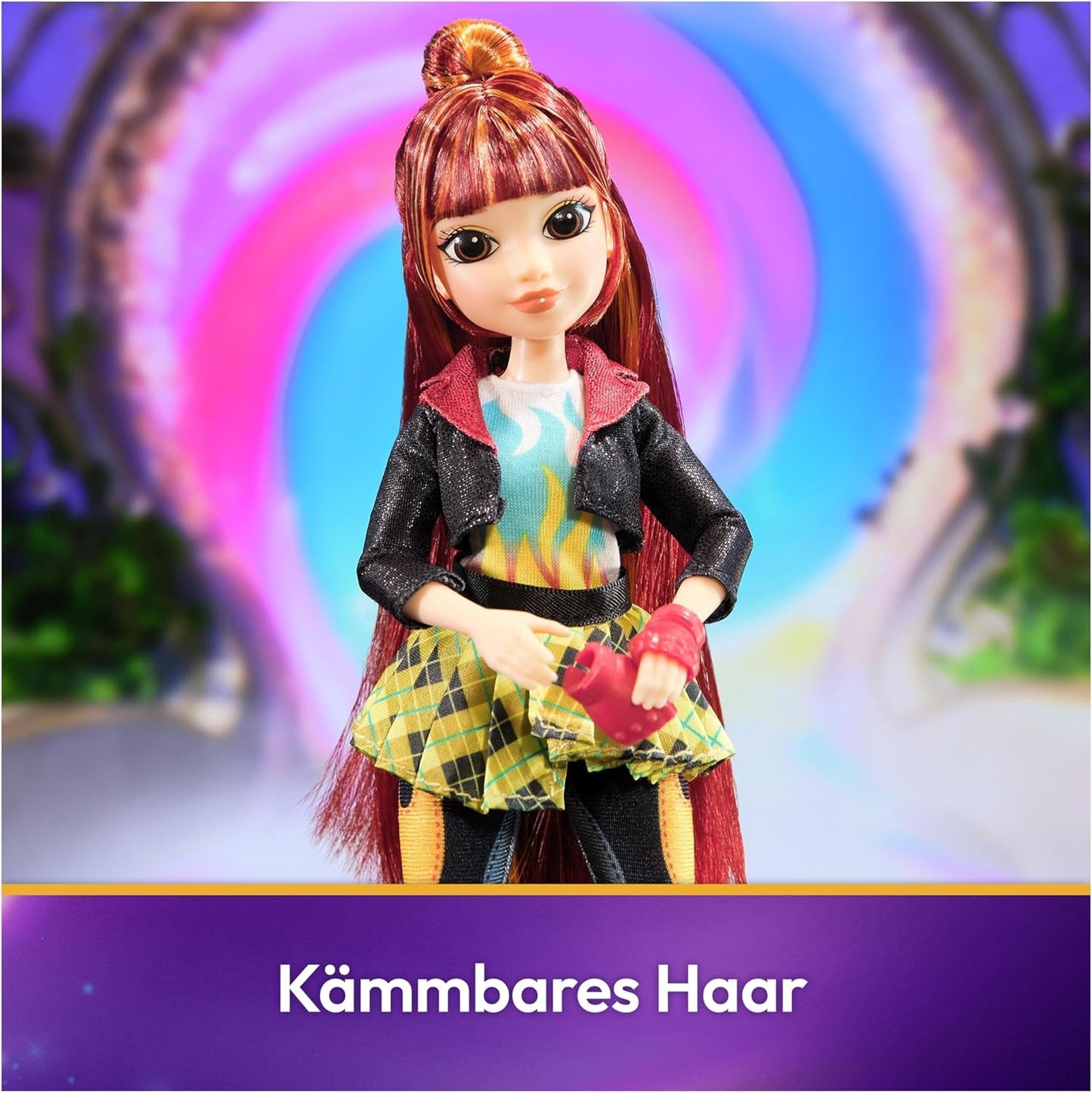 Bambola Valentina Unicorn Academy - la bambola originale della popolare serie Netflix, è alta 24 cm e ha 5 accessori per giochi di ruolo fantasiosi, per bambini dai 4 anni in su