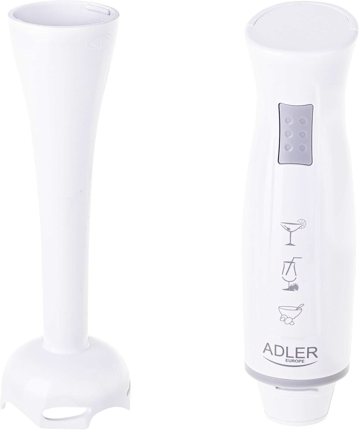 Adler AD4622 Miscelatore, plastica, bianco Cucina Naty Shop