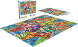 Buffalo Games - Pokemon - Starter in vetro colorato - puzzle 1000 pezzi Puzzle Naty Shop