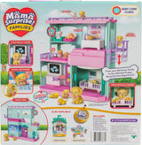 Little Live Pets Mama Surprise Families Baby Clinic Playset, 3 cuccioli di Retriever inclusi, Magic, set da gioco fronte-retro (27,8 cm di larghezza, 23,8 cm di altezza). Dare da mangiare, fare il bagno e giocare, regalo per bambini Action figures Naty Shop