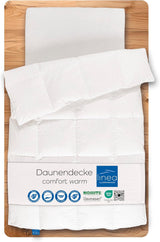 Trapunta comfort, (90 piumini / 10 piume), bianca, 135 X 200 Cm Naty Shop trapunte e trapunte 200 X 200 Cm
