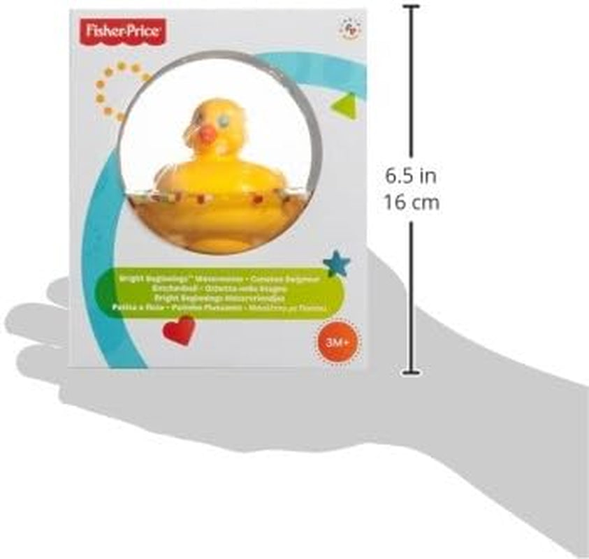 Fisher-Price WaterMates Ducky Ball, Divertente Anatra in Palla di Coriandoli, Giocattolo per Bambini, Palla da Gioco, Giocattolo da Bagno, da 3 Mesi, 75676 Baby Toys Naty Shop