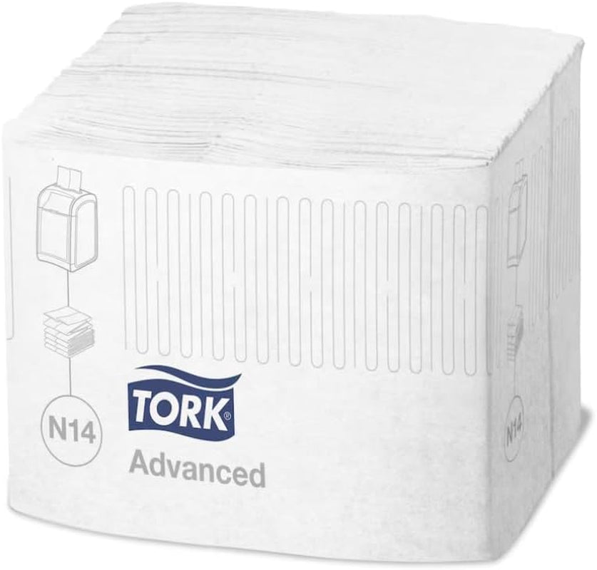 Tork Xpressnap Fit Tovaglioli per dispenser - 15830 - Tovaglioli riutilizzabili per dispenser di tovaglioli N14 Advanced - 2 veli, bianco - 720 pz, medio