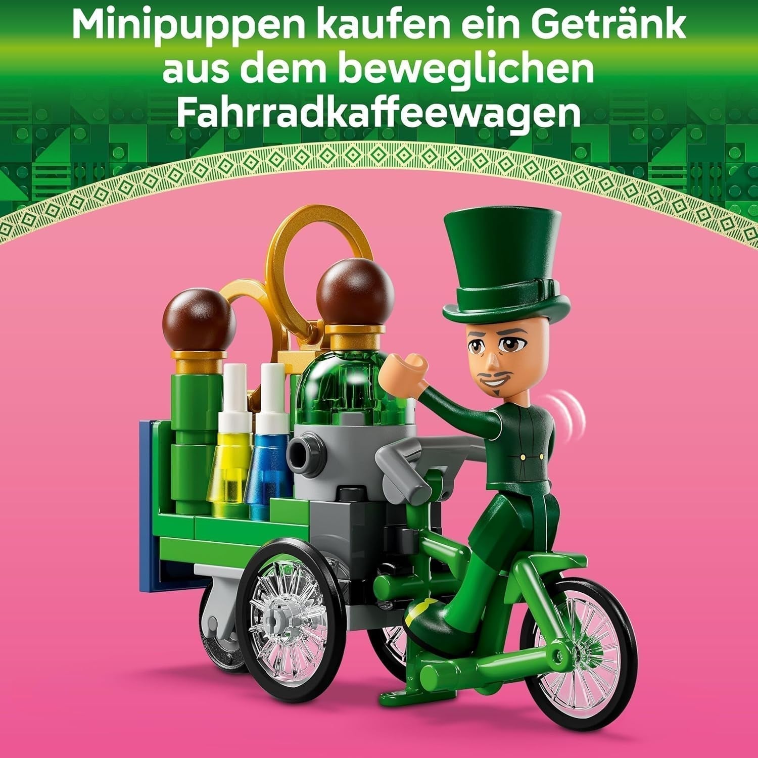 LEGO Wicked Benvenuto a Emerald City, giocattolo torre, mini bambole Glinda ed Elphaba, regalo per gli appassionati di cinema e per ragazze e ragazzi dai 9 anni che amano le case delle bambole 75684 Set da costruzione Besuche den LEGO-Store