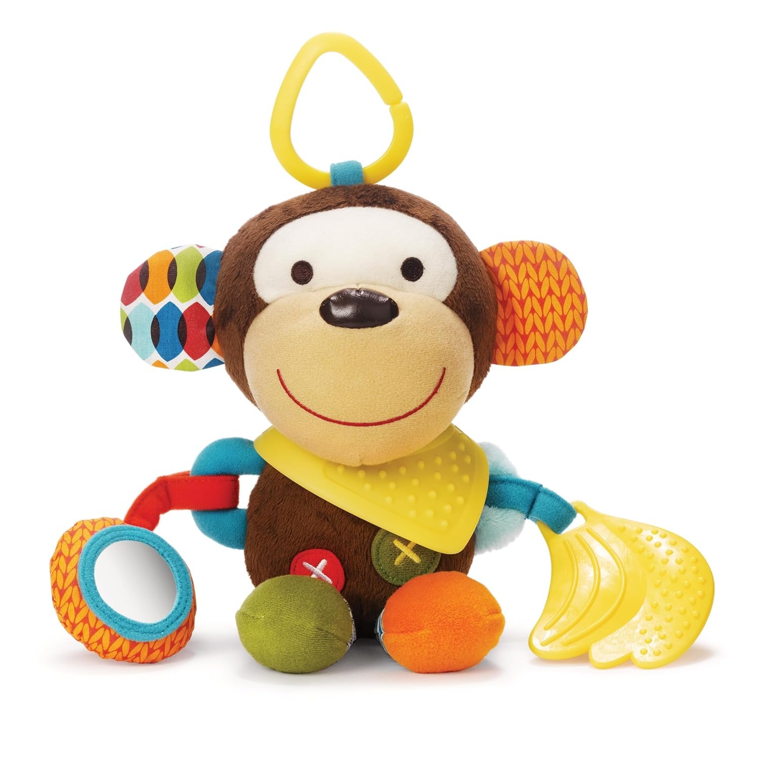 Skip Hop Bandana Buddies Activity Toy, Peluche per neonati e bambini, Multicolore, Elefante Baby Toys Naty Shop Monkey
