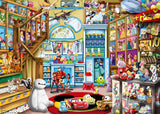 Ravensburger Puzzle 12000527 - Nel negozio di giocattoli - Puzzle Disney da 1000 pezzi per adulti e bambini dai 14 anni Puzzle Naty Shop Retro