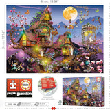 Educa - Puzzle 500 pezzi per adulti | casa delle fate, puzzle da 500 pezzi per adulti e bambini da 11 anni, fantasia, fiabe, fate (19554) Puzzle Naty Shop