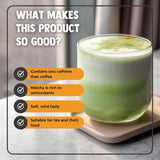 Cupplement Matcha 90 grammi biologico - Tè verde in polvere di altissima qualità - Senza frusta e filo di bambù - Culunary - Set per principianti - Latte - Frusta - Giappone - Polvere - Tè - Filo - Borsa - Frullato