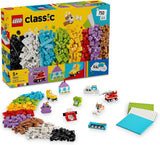 Set creativo LEGO Classic per costruire e giocare - set con mattoncini colorati - costruisci una casa, un cane, una macchina divertente, una tastiera di pianoforte e un arcobaleno - set artigianale per ragazzi e ragazze a partire da 5 anni Set di costruzione Besuche den LEGO-Store Titolo predefinito