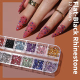 FANDAMEI Pinsel Für Gelnägel, 15 pz Nagel Pinsel, 5 Blätter Nagelsticker, Strasssteine ​​​​Nägel, Nageldesign Set, Nageldesign Zubehör, Nail Art Pinsel Set, Nailart Pinsel und Dekorationen Set