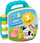 Fisher-Price Libro dei Canti Musicali degli Amici degli Animali | Giocattolo per bambini da 6 mesi, 1 anno per ragazze e ragazzi | Giocattolo per bambini | Libro di musica con suoni ed effetti luminosi | Giocattolo educativo (tedesco), GFP29 Jucarii Bebe Naty Shop Germany Multi