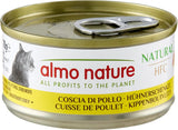 Almo Nature HFC Cibo umido naturale per gatti - Cosce di pollo, confezione da 24 (24 x 70 g)