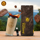 Ormado Coffee House, Capsule di caffè, Caffè in grani brevettato Kenya - Miscela Arabica e Robusta, Caffè in grani interi per macchine da caffè completamente automatiche, Chicchi tostati, Caffè corpo intero 1 kg, Completamente automatica