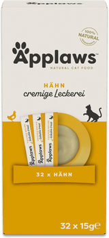 Applaws Snack cremoso senza cereali per gatti e gattini, 32 bustine x 15 g