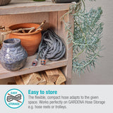 Gardena Liano Life Tubo tessile da 1/2 pollice, set 30 m: Tubo da giardino tessile estremamente flessibile con tubo interno in PVC, senza pieghe, leggero, resistente alle intemperie (18457-20)