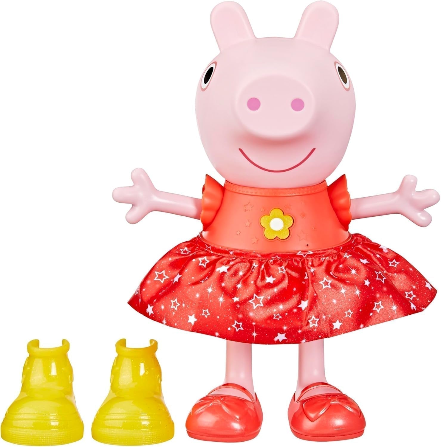 Peppa Pig Peppa'S Mud Puddle Party Doll - Versione tedesca, bambole rosa o rosa Naty Shop