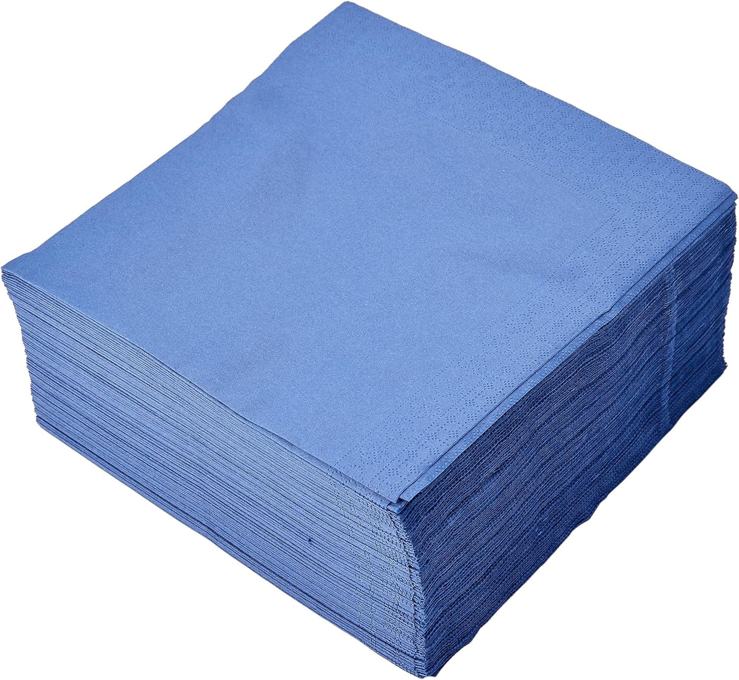 SER4230239 Tovagliolo 40 X 40, 2 veli, 1/4 piega, 100 tovaglioli, 2 veli, bordo liscio, blu