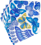 Tovaglioli Butterfly, blu, confezione da 20 pezzi