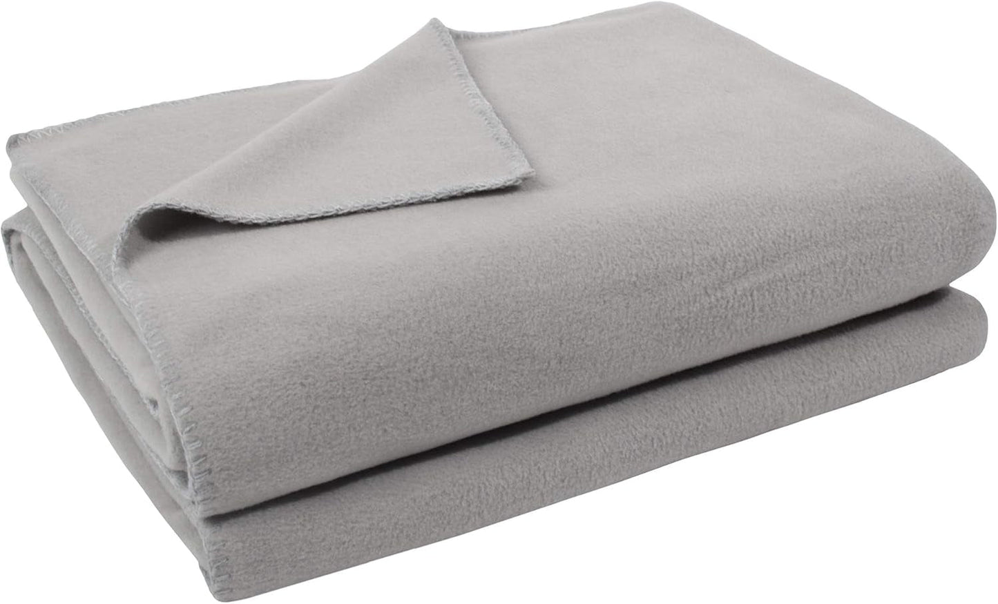 Coperta Zoeppritz colore: Rosso, Realizzata in 65% Poliestere, 35% Viscosa, Misura: 160X200 Cm, 103291-235-160X200 Letti e Piumini Zoeppritz Dal 1828 920 Grigio chiaro Mel. 220X240 Cm