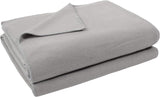 Coperta Zoeppritz colore: Rosso, Realizzata in 65% Poliestere, 35% Viscosa, Misura: 160X200 Cm, 103291-235-160X200 Letti e Piumini Zoeppritz Dal 1828 920 Grigio chiaro Mel. 220X240 Cm