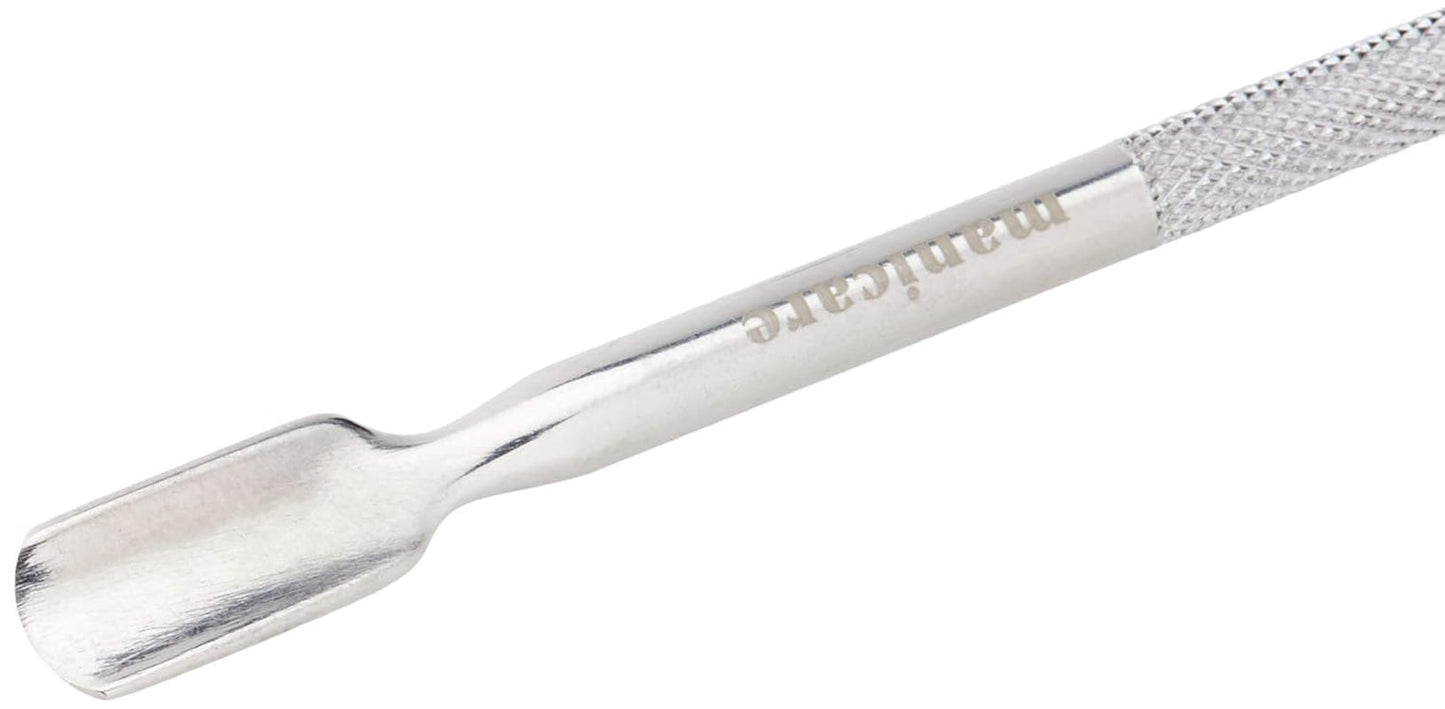Spingicuticole e pulitore per unghie, strumento professionale per manicure/pedicure, doppia testa in acciaio inossidabile, perfetto per cuticole troppo cresciute, pulisce sotto/intorno alle unghie, rimuove lo smalto