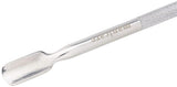 Spingicuticole e pulitore per unghie, strumento professionale per manicure/pedicure, doppia testa in acciaio inossidabile, perfetto per cuticole troppo cresciute, pulisce sotto/intorno alle unghie, rimuove lo smalto