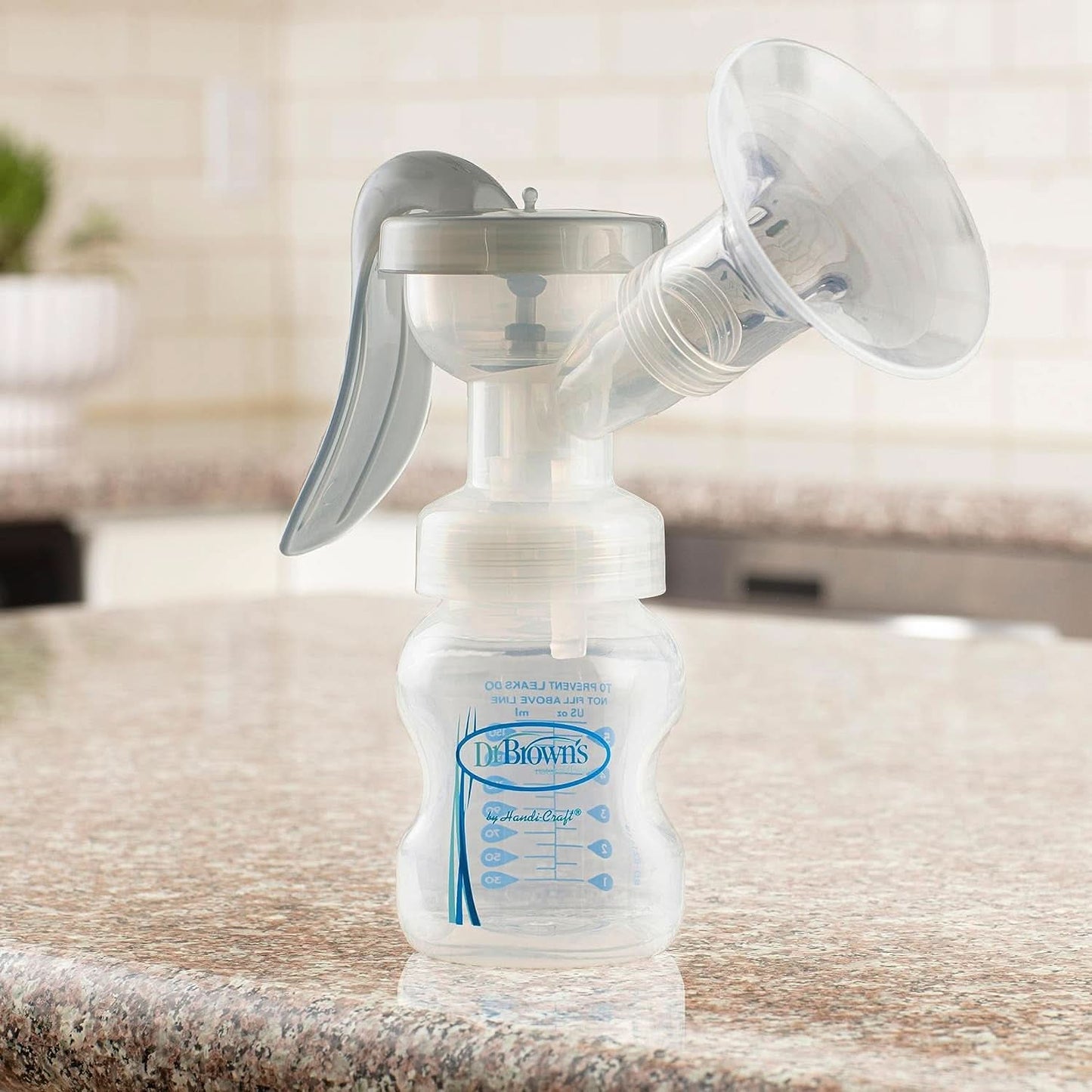 Tiralatte manuale con protezione Softshape 100% silicone (B, flangia 25mm) e opzioni anti-coliche + Biberon a bocca larga da 150 ml con tettarella a flusso lento livello 1 Accessori Alimentazione e Allattamento Bebe Naty Shop