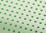 Cuscino Ortopedico Supporto Collo - Aloe Biologico - Cuscino Viscoelastico Aloe Vera Altezza 14 cm Rivestimento 100% Cotone Cuscino Visco - Cuscino Memory Foam - Made in Italy Naty Shop Cuscini Standard