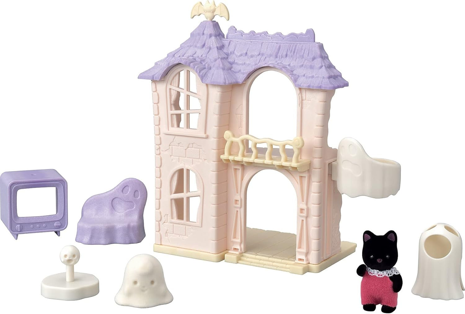 Sylvanian Families 5542 La casa stregata spettrale - Casetta delle bambole Playset Case delle bambole Naty Shop Singola